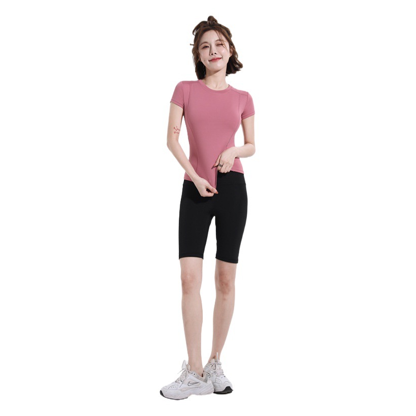 2025 New Yoga Clothes for Women Fitness Yoga Suit High Waist Nude Tight Sports Short Yoga Suit Quick Drying