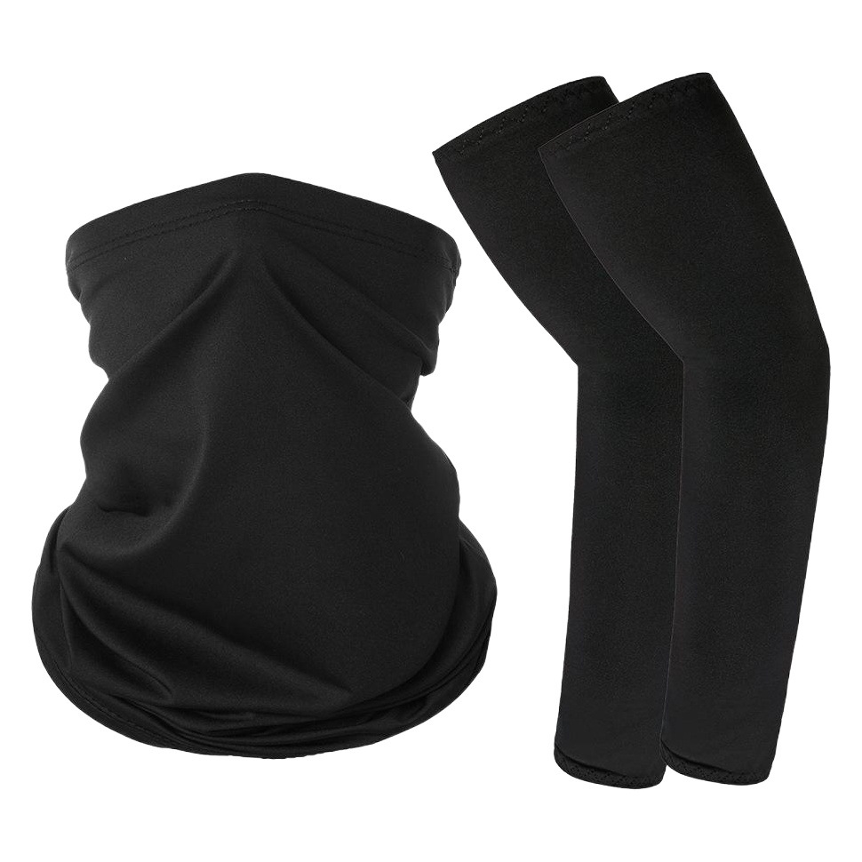 Picture of Ice Silk Sun Protection Sleeves Magic Headscarf Set Summer Sun Protection Cycling Sports Outdoor Equipment Combination Spot Wholesale