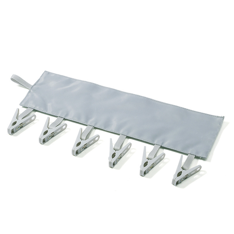 Picture of Creative Portable Fabric Clothes Hanger for Business Travel Foldable Clothes Hanger Bathroom Foldable Hanger Clothes Holder