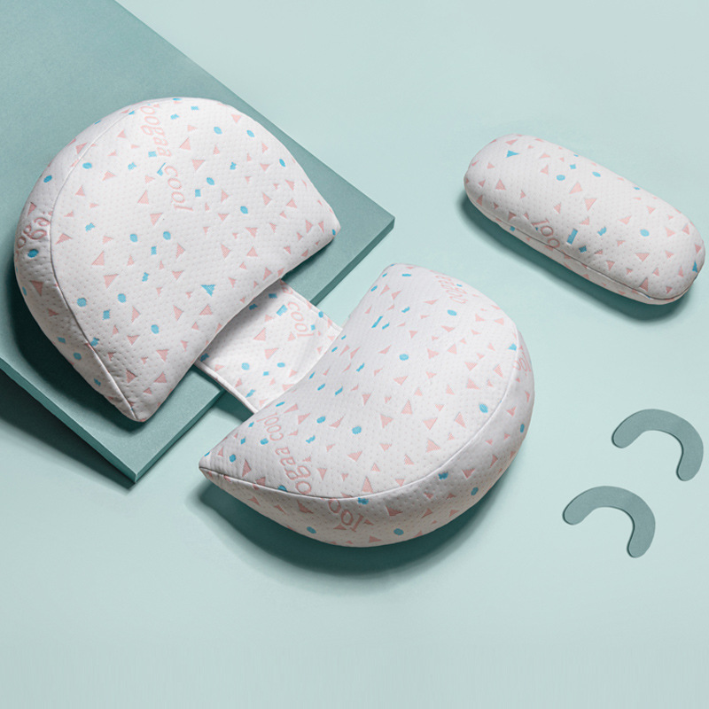 Picture of Cross-border Pregnant Women Pillow Waist Protection Side Sleeping Pillow Belly Sleeping Side Sleeping Pillow Nursing Pillow U-shaped Waist Back Pillow Summer