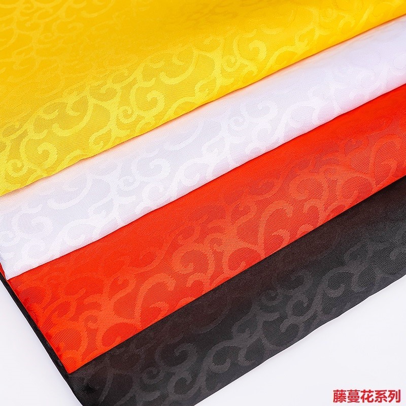 Slender vine flower glossy jacquard cloth, national style ancient costume, Hanfu costume, performance costume packaging, mounting paper, framing jacquard cloth