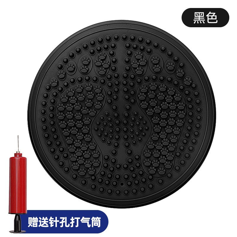Picture of New Foot Massage Mat for Home Use, Round Stationary Jogging Toe Pressure Board, Thickened Explosion-Proof Inflatable Acupressure Mat Yoga Mat