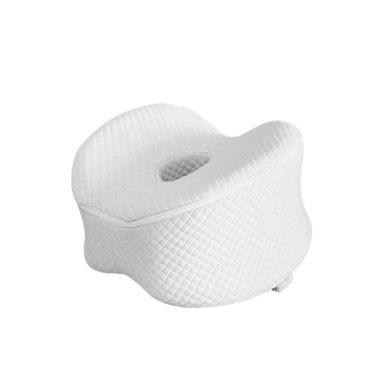 Picture of Cross-border leg pillow slow rebound memory cotton breathable knee pillow apple-shaped side sleep leg pillow support clip leg pillow wholesale