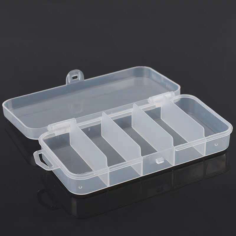 Fishing gear wholesale Luya bait box fishing gear box 5 storage box suitable for sequin box 12.3cm * 6cm * 2.3cm
