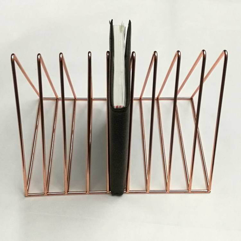 Picture of Manufacturers Nordic can set nine-card bookshelf iron stationery supplies sundries basket stationery books storage frame