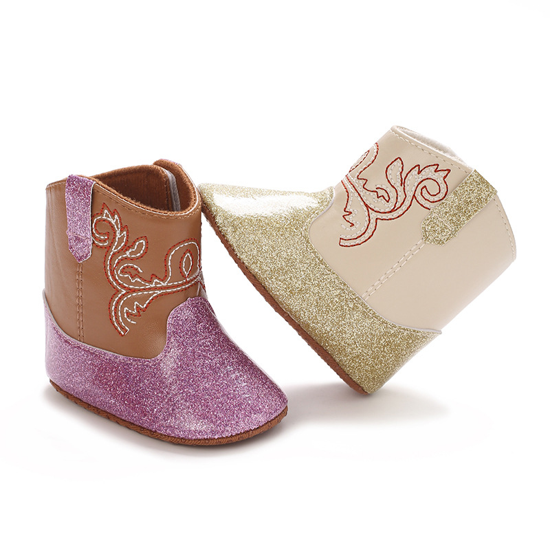 Lovely and Comfortable Baby Girl Boots 0-1 Years Old Baby Boots Soft Walking Boots Autumn and Winter