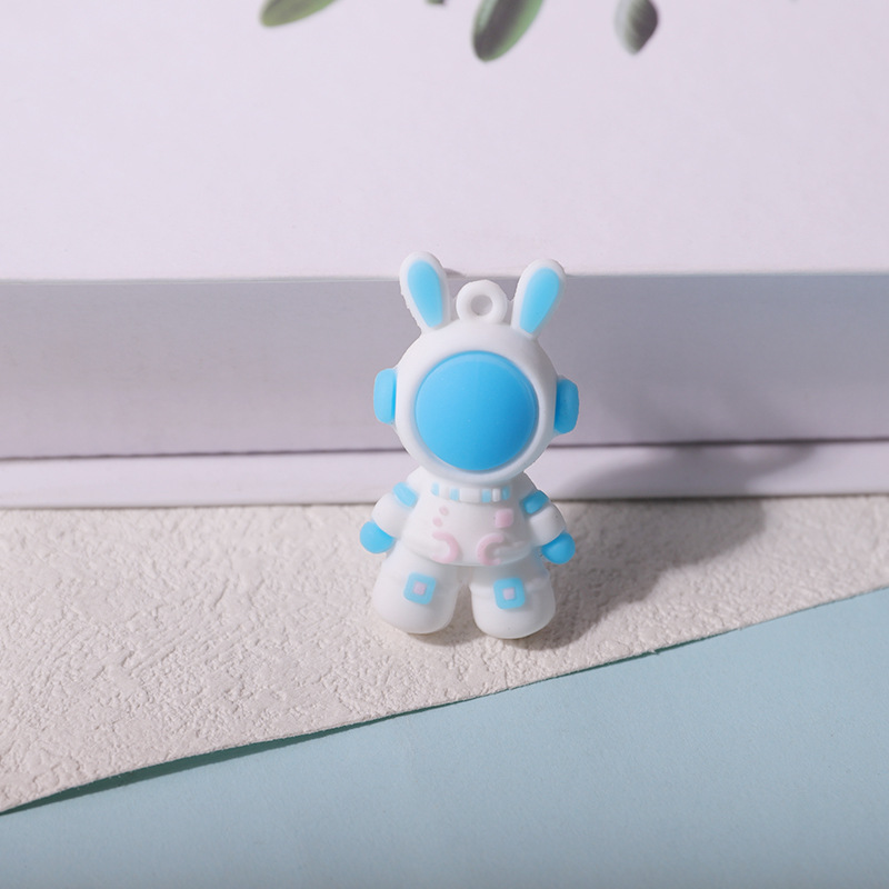 Picture of Spot cartoon astronaut keychain ornaments cute schoolbag anti-lost spaceman doll pendant handbag accessories