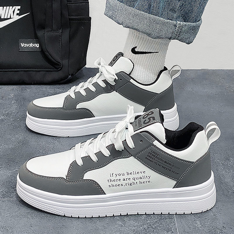 Internet-famous men's shoes, 2025 new trendy versatile niche design casual flats, student sports trendy shoes