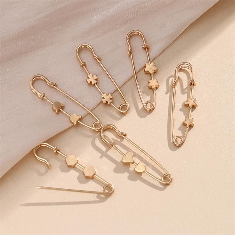 Picture of Tight Waist Pin Skirt Trouser Waist Change Small Adjustable Buckle Trouser Leg Change Short Fixed Artifact Clothes Anti-Light Brooch Accessories