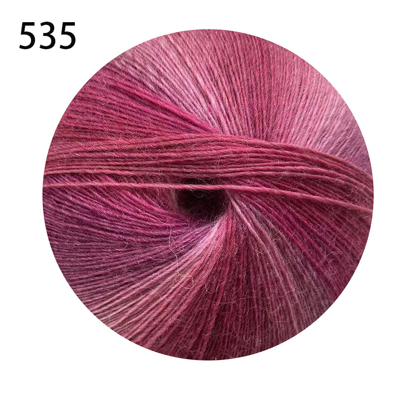 Picture of 1000 m Magic Ball Rainbow Wool Wool Wool Hand-Woven Crochet Shawl Hat Scarf Coat Coarse Baby Wool Ball
