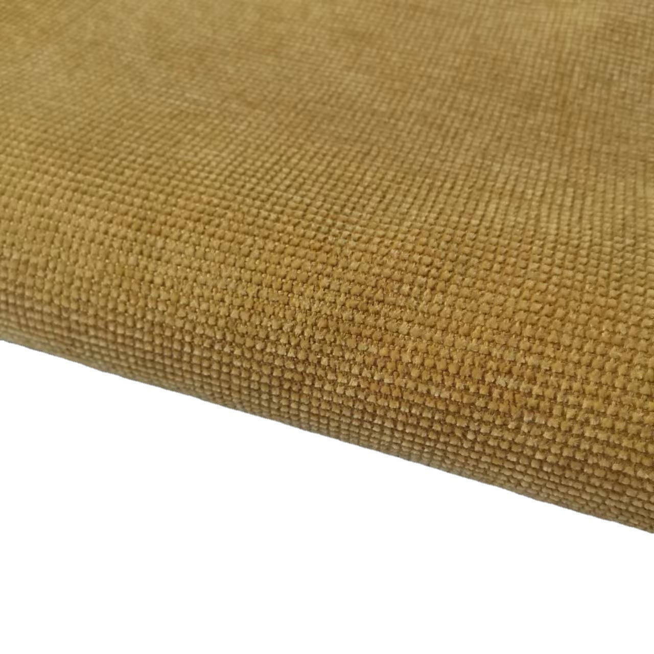 Chenille Plain Flat Decorative Fabric Matte Polyester Yarn-Dyed Woolen Coated Chenille 290 Square Grams