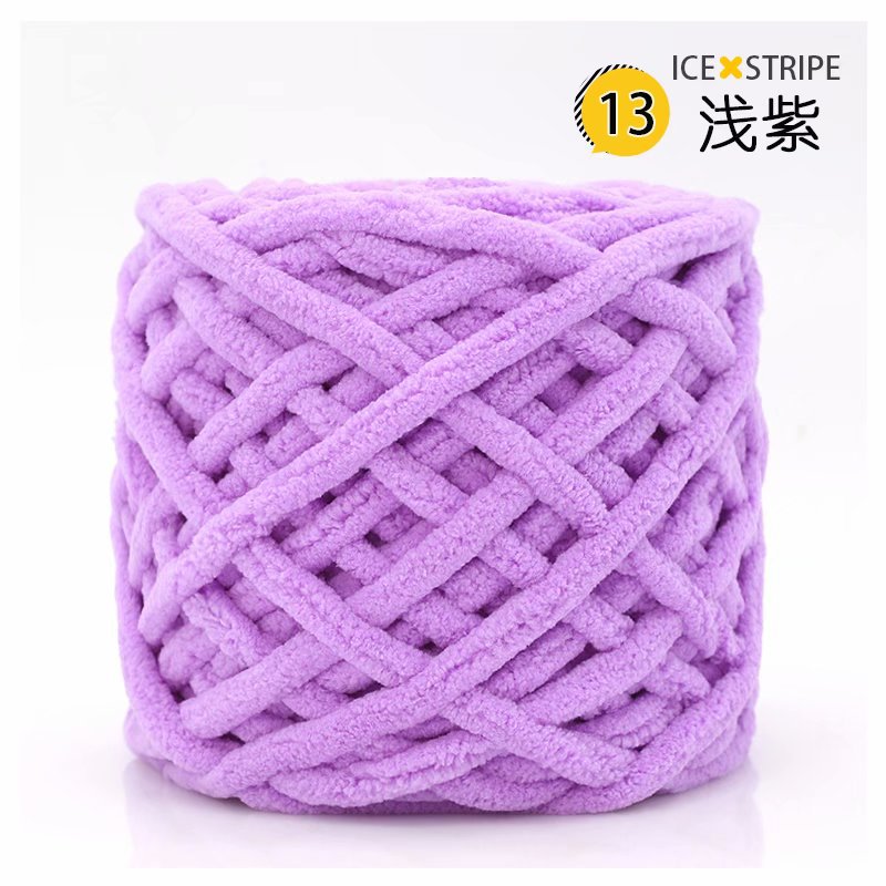 Picture of Ice Strip Thread Single Strand Thick Stick Needle Thread Knitting Blanket Slipper Thread Scarf Hat Scarf Thread Manufacturer Wholesale Worsted
