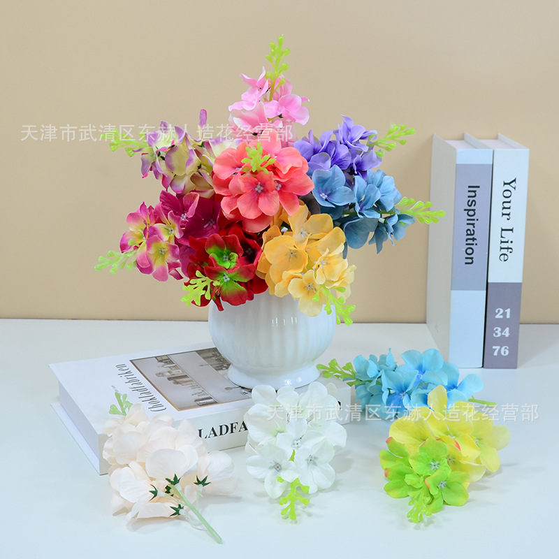 Picture of Simulated Flower Hyacinth Flower String Artificial Flower Restaurant Bar Decoration Shooting Props Scene Layout Violet Flowers