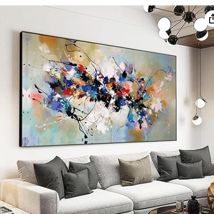 Cross-border Hot-selling Decorative Painting Nordic Abstract Art Canvas Mural Graffiti Hanging Painting Modern Living Room Decorative Painting Core