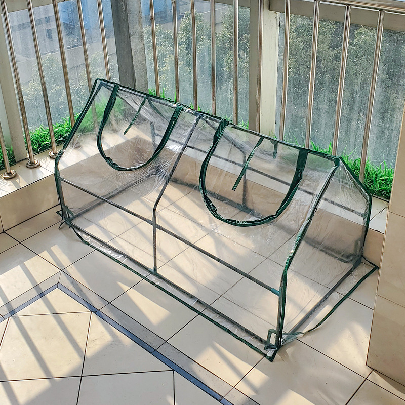 Picture of Balcony greenhouse outdoor greenhouse insulation shed garden courtyard fleshy seedling triangle plum warm cover a generation of hair