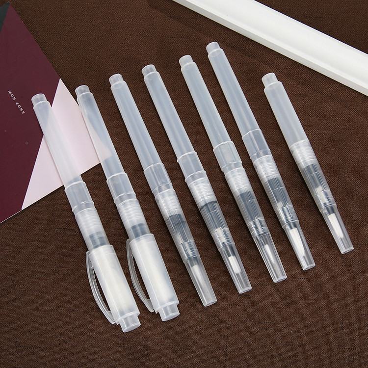 Picture of Solid Watercolor Fountain Pen, Water Filling Painting Brush, Pointed Flat Pen, Water Storage Pen, Water-Soluble Colored Lead Painting Pen
