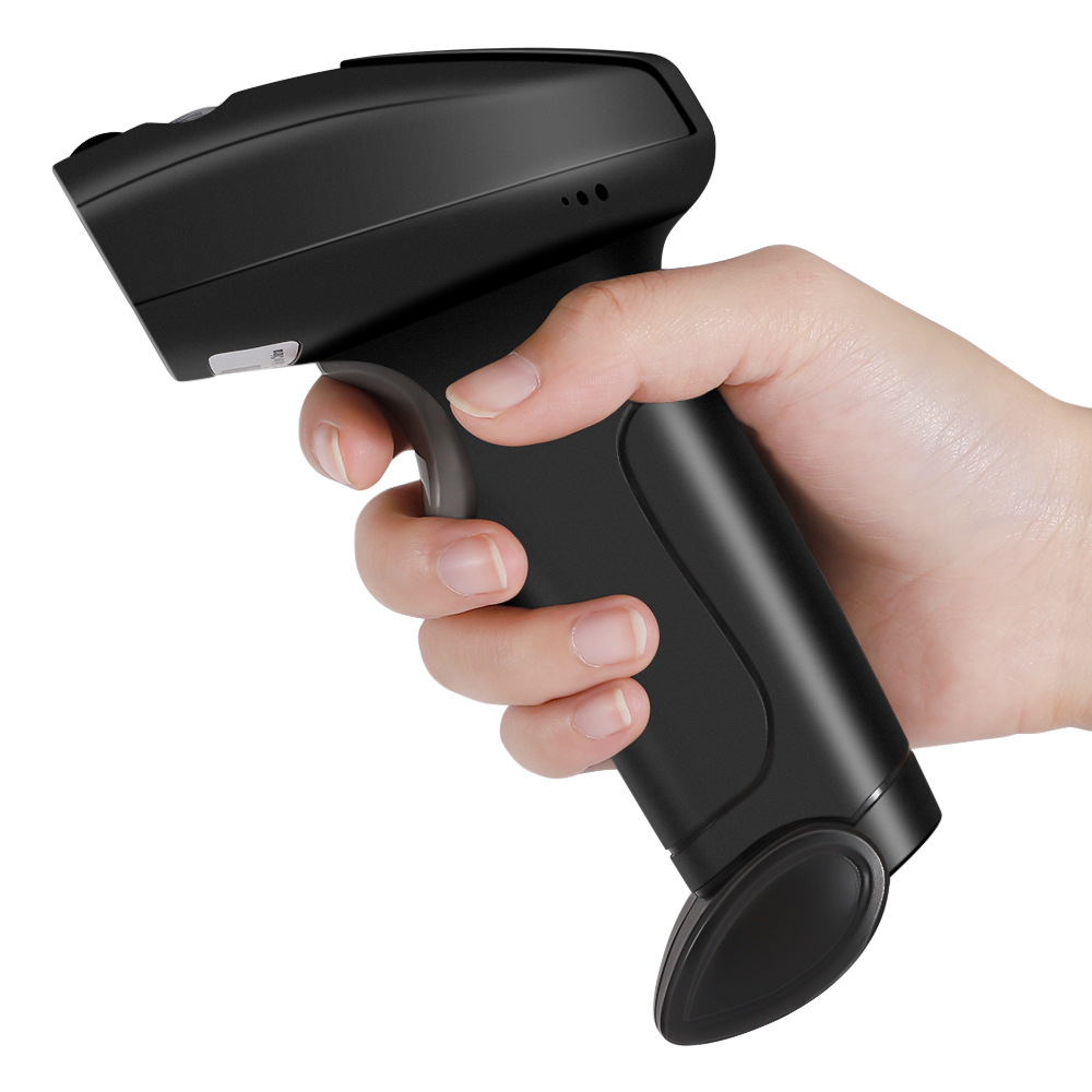Picture of Laser wireless scanning gun one-dimensional two-dimensional code bluetooth scanning gun wired handheld barcode scanner supermarket Express