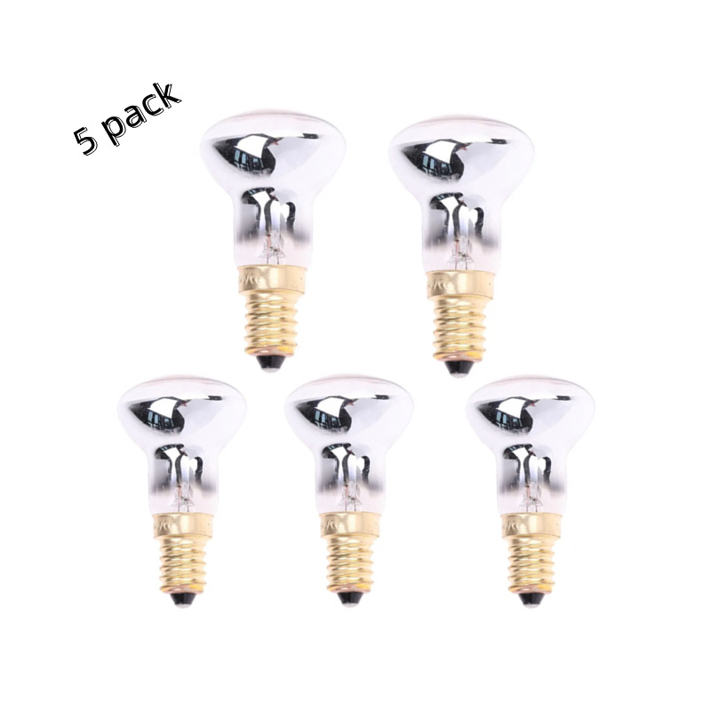 Picture of Lava Melt Wax Lamp Heating Bulb Us Standard R39E14E17 Reflective Spotlight Heating Bulb Cross-Border Best-Selling Set
