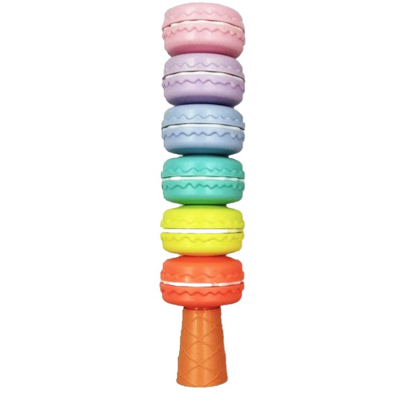 Candy-Colored Candy, Solar System, Special-Shaped Flower Buds, Decadable and Drop-Off Color Handbook Pen, Flower Top Highlighter