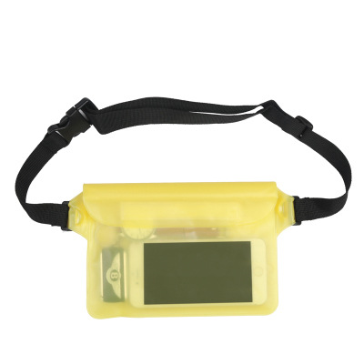 Picture of Cross-border large mobile phone waterproof bag drifting diagonal waterproof waist bag swimming pvc sealed mobile phone case transparent