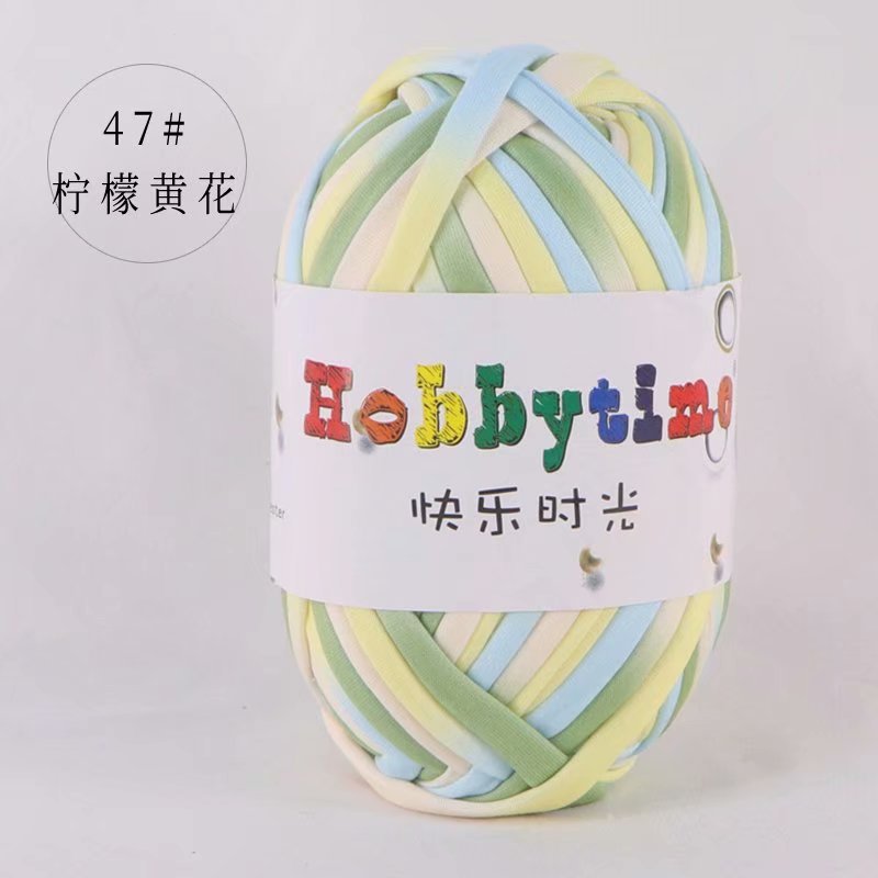 Picture of Happy Time High Elasticity Cloth Line 100g Color Material Bag Home Carpet Floor Mat Hook Shoe Hand-Knitted Thread