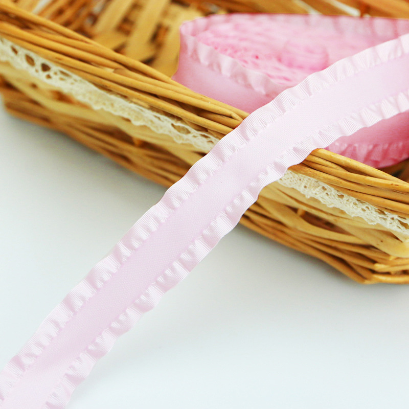 Picture of 2.2cm Skirt Ribbon Wrinkle Ribbon Ribbon Ribbon Flower Wedding Gift Packaging Ribbon 4.5 m/Roll