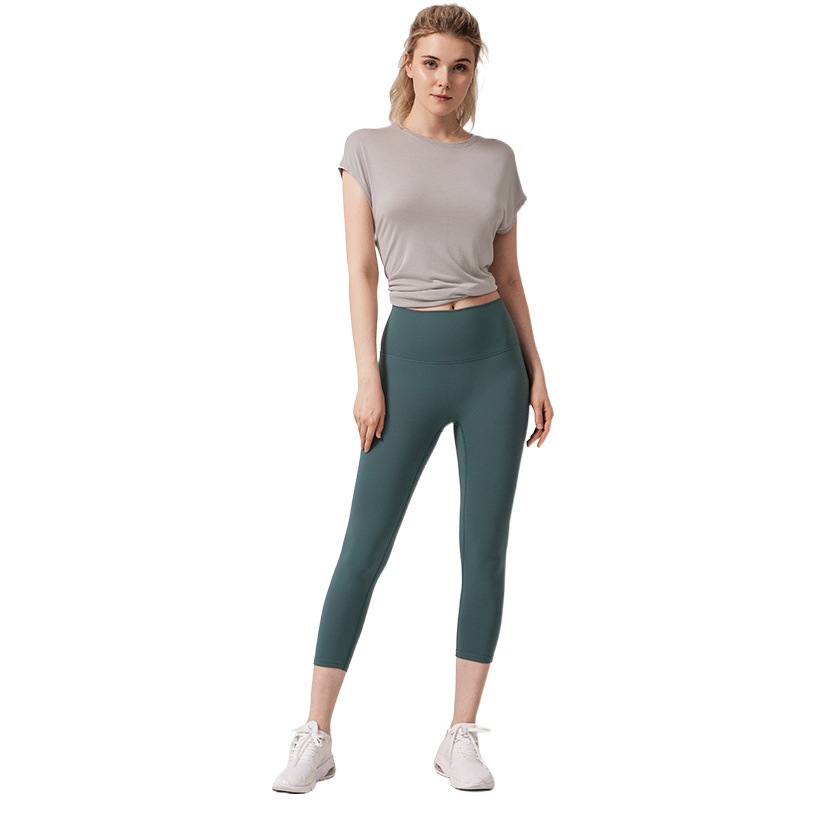 European and American Sports Short-sleeved T-shirt Women's Blouse Loose Casual Running Fitness Top Summer Large Size Yoga Top Women's Top
