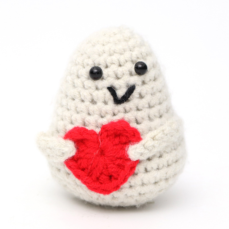Picture of Cross-Border Hot-Selling Wool Crochet Positive Energy Potato Knitted Wool Cucumber Positive Energy Wool Crocheted Doll Finished Product