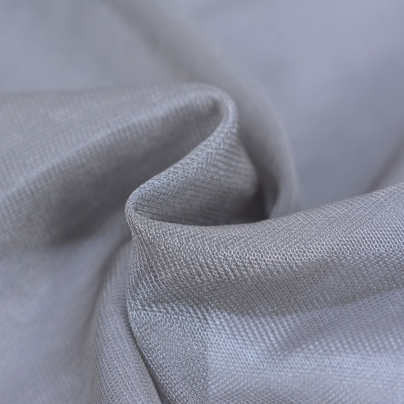 Picture of Boyin Factory Silver Fiber Functional Fabric Silver Fiber Antibacterial Fabric Electromagnetic Shielding Radiation Protection Fabric