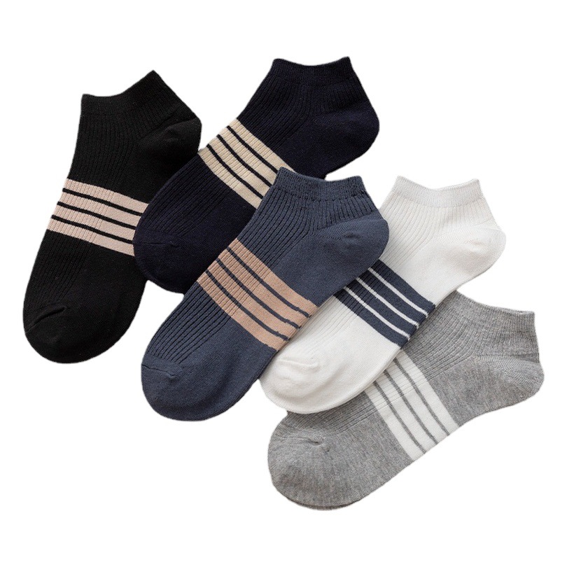 Socks men's summer socks sweat-absorbent men's sports ins tide summer low tube men's socks thin boat socks a generation of hair