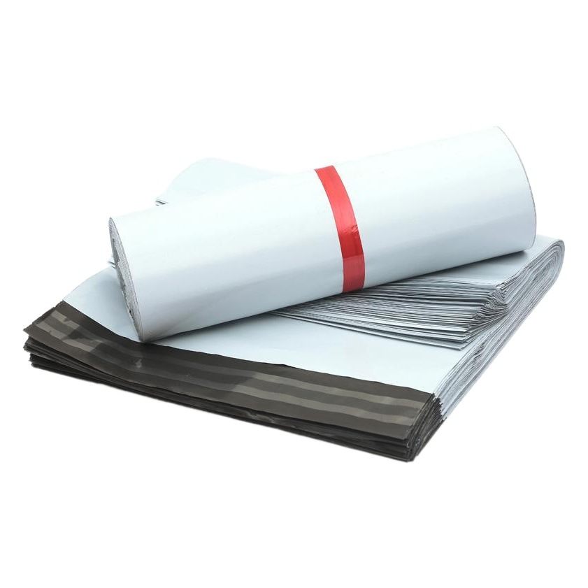 Factory new white express bag thickened waterproof bag packaging bag white mailing bag printable