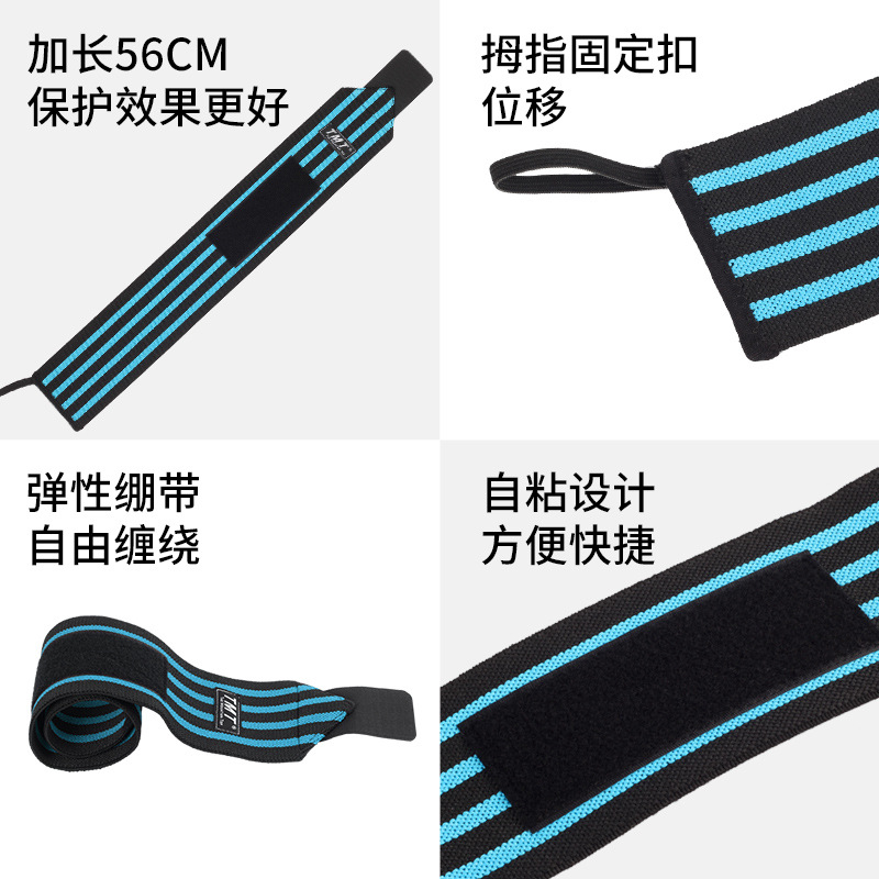Picture of TMT Fitness Wrist Band Hard Pull Elastic Wrist Band Strength Weightlifting Sports Wrist Band Wrist Band Wholesale Wrist Band