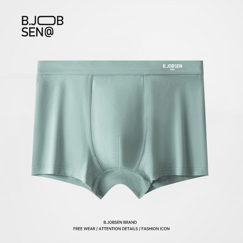Picture of Men's Underwear Pure Cotton Class A Cotton Boxers 7A Antibacterial Summer Breathable plus size Mid-Waist Four-Corner Boys Underwear Head
