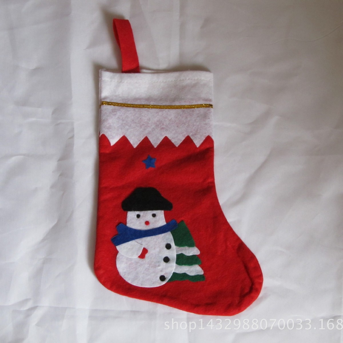 Picture of Non-woven Christmas socks Christmas gifts wholesale Christmas decoration pendant