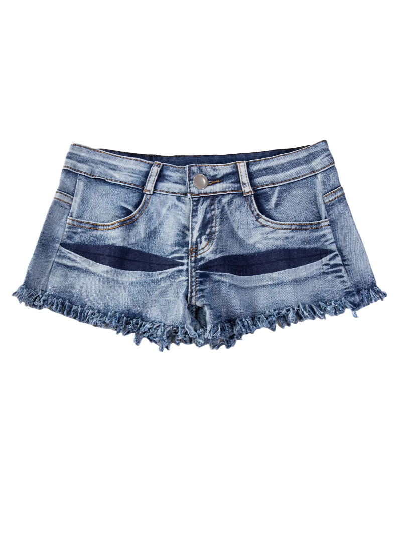 647 # Aliexpress New Summer Sexy Nightclub Night Women's Low Waist Denim Shorts Hot Pants Jeans