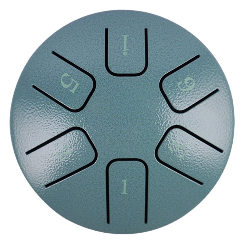Mini ethereal drum 3.8 inch 6-tone steel tongue drum educational toys children's percussion instruments source factory cross-border exclusive