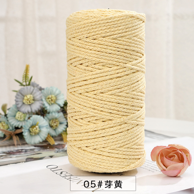 Picture of Explosions 2mm round strand hollow yarn European-style hook bag hollow Diy thread color multi-hand crochet collocation