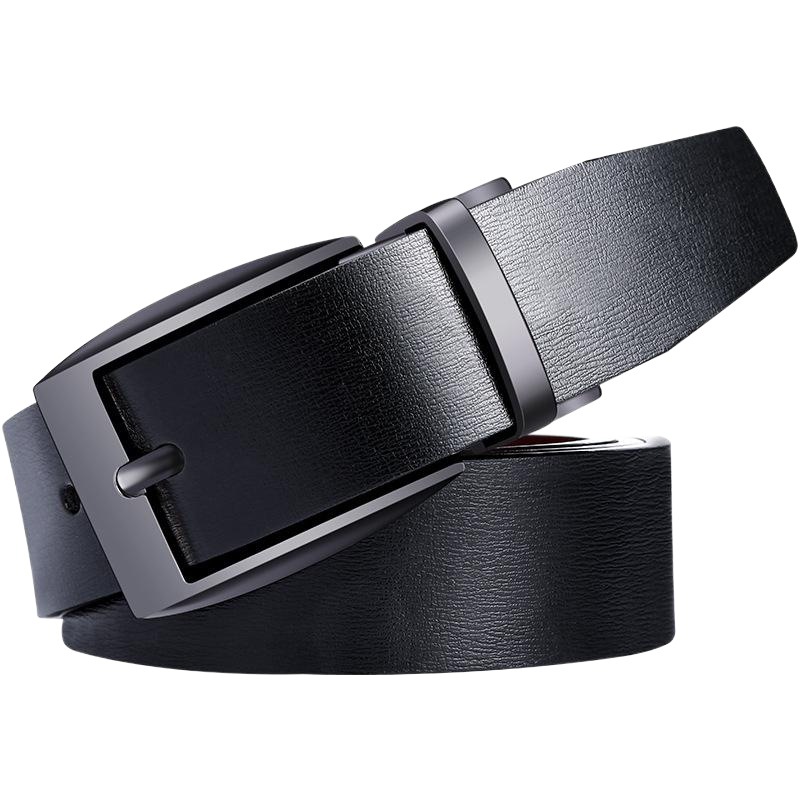 Cloriskelsey Belt Double-Sided Cowhide Belt Rotating Pin Buckle K-Style Youth Trendy Pants Belt Men's Belt
