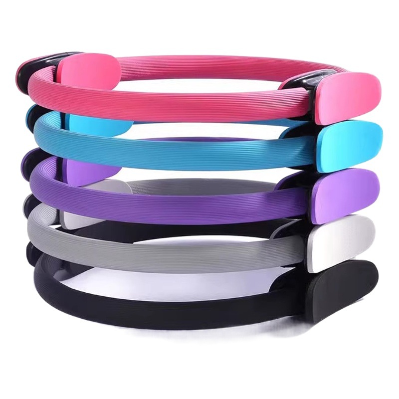 Yoga auxiliary Pilates ring magic ring basin bottom muscle trainer leg shaping hip lifting elastic fitness Resistance ring