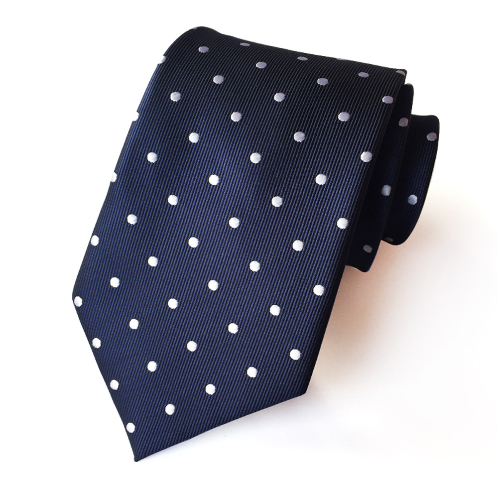Picture of Manufacturers wholesale tie polyester jacquard tie men's casual formal wear professional business tie in stock supply