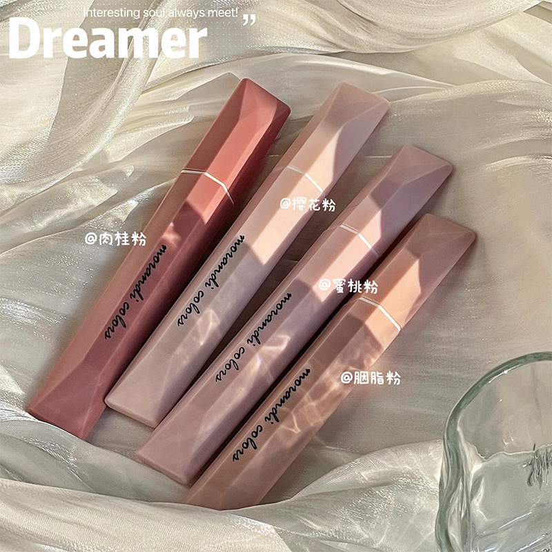 New Lip Glaze Highlighter Ins High Color Value Gradient Series Key Marking Pen Set Eye Protection Graffiti Hand Account Pen