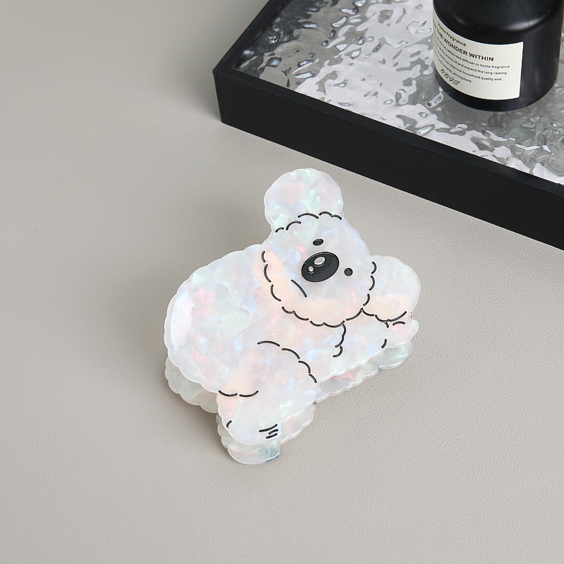 Picture of Tulip Cherry Grab Clip Premium 2024 New Maillard Grab Clip Cute Dalmatian Shark Clip Hair Accessories