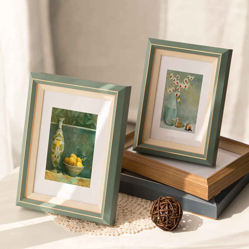 Picture of European Retro Creative Photo Frame Wholesale 6inch 8inch 10inch Art Work Wedding Photo Couple Photo Wall Hanging Table