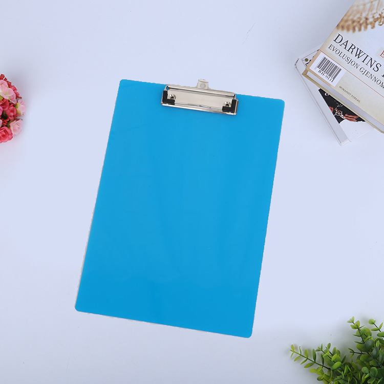 New Folder A4 Document Clipboard Pp Menu Plastic Board Clip Conference Folder Exam Paper Folder Wholesale Customization