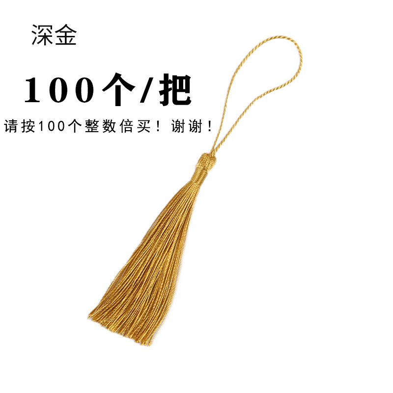 Picture of 90 silk new vertical tassel red envelope candy box bookmark tassel factory direct small tassel hanging spike