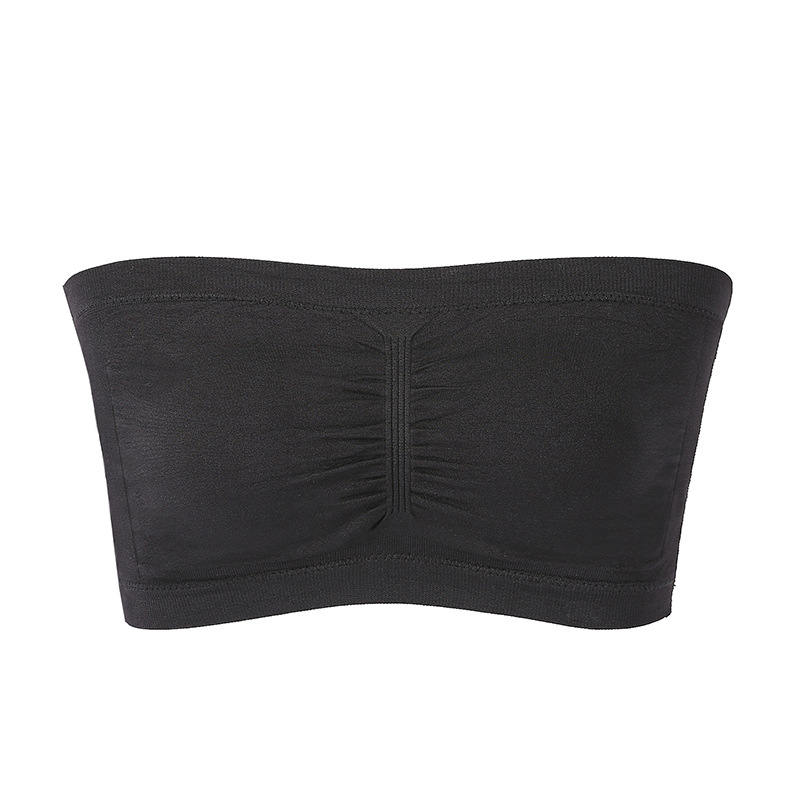 Picture of Amazon Foreign Trade Wrap Chest One-Piece Tube Top Double-Layer Strapless Invisible Underwear Beautiful Back Anti-Light Large Size 6XL