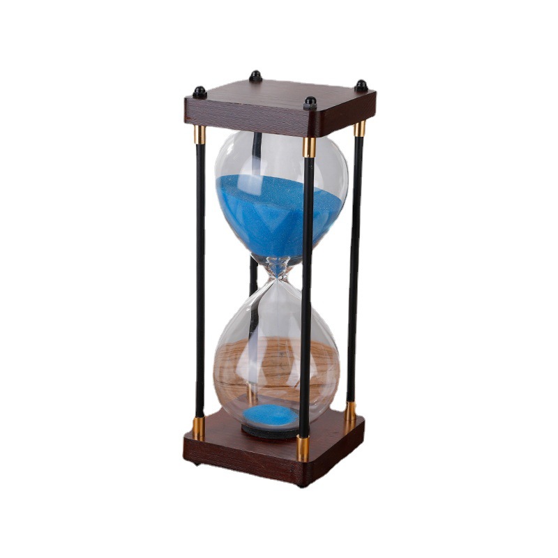 Picture of Retro Hourglass Ornaments 30/60 Minutes Hourglass Timer Chinese Valentine's Day Birthday Gift Creative Desktop Accessories