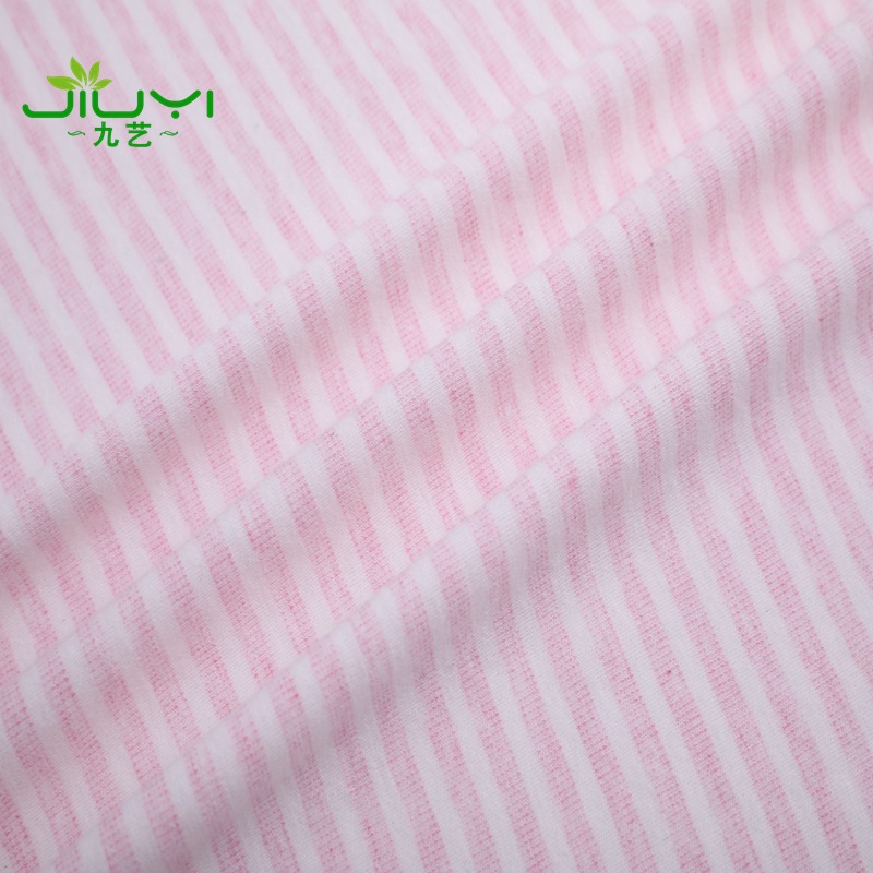 Picture of Rice-like 0.5 Striped Double-sided Cotton Wool Fabric Color Stripe Baby Fabric Spring and Autumn Baby jumpsuit saliva towel fabric