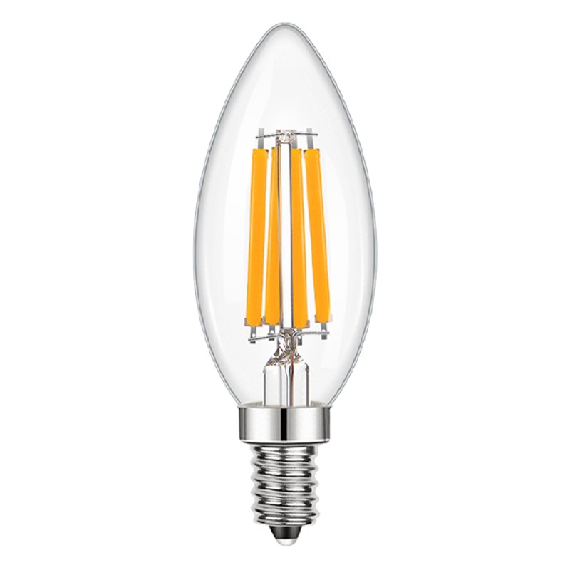 LED night light C35 high lumen E14 screw mouth home wall lamp indoor dining room chandelier decorative atmosphere candle lamp