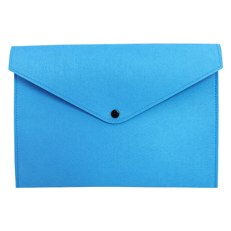 Picture of Cross-border wholesale A4 creative felt file bag portable file bag solid color felt products file bag customization